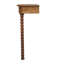 Load image into Gallery viewer, Two Leg Leaning Wall Mount Console Table (738359) - Brown