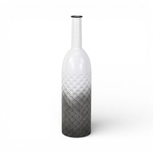 Load image into Gallery viewer, Ombre Cylinder Floor Vase (743364) - White / Gray