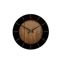 Load image into Gallery viewer, Silent Analog Round Wall Clock (691650) - Brown