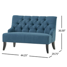 Load image into Gallery viewer, Nicole - French Style Upholstered Loveseat With Tufted Backrest