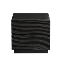 Load image into Gallery viewer, Nightstands, Bedside Table With 2 Drawers (Set of 2) - Black