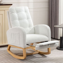 Load image into Gallery viewer, Accent Rocking Chair With Footrest, High Back