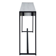 Load image into Gallery viewer, Distressed Sled Console Table - White / Black