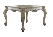 Load image into Gallery viewer, 55" Solid Wood And Solid Manufactured Wood Dining Table - Antiqued White