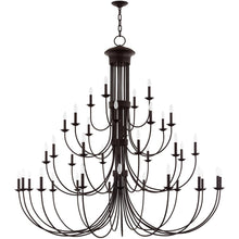 Load image into Gallery viewer, 70" Multi Light Dimmable Chandelier With Shades - Bronze