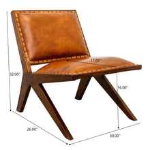 Load image into Gallery viewer, Colin - Lounge Chair - Brown / Tan