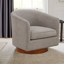 Load image into Gallery viewer, Miramar - Swivel Barrel Chair With Wooden Base