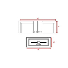 Load image into Gallery viewer, Outdoor Elegance Conversation Set With Fire Pit