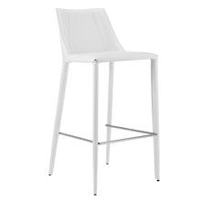 Load image into Gallery viewer, Steel Low Back Bar Height Bar Chair - White