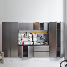 Load image into Gallery viewer, Nova Series - Garage Cabinet Set A With Soft Closing Doors - Metallic Gray