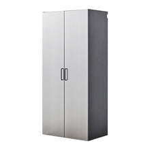 Load image into Gallery viewer, Astro Series - Wall Mounted Storage Cabinet With Soft Closing Drawers - Metallic Gray