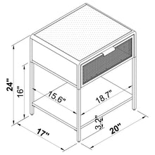 Load image into Gallery viewer, Duncan - 1 Drawer Bedside Table
