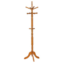Load image into Gallery viewer, Cosman - 11 Hook Freestanding Coat Rack With Hanger - Brown