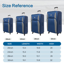 Load image into Gallery viewer, 4 Piece Set Softshell Luggage