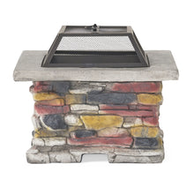 Load image into Gallery viewer, Outdoor Wood Bruning Magnesium Oxide Fire Pit With Lid