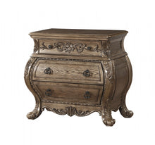 Load image into Gallery viewer, Novelty Three Drawers Solid Wood Nightstand - Champagne