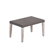 Load image into Gallery viewer, Savannah - Outdoor Wicker And Ottoman - Gray