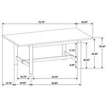 Load image into Gallery viewer, Graham - Rectangular Dining Table - Walnut