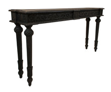 Load image into Gallery viewer, Solid Wood Distressed Console Table - Gray