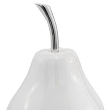 Load image into Gallery viewer, Decorative Pear Tabletop Sculpture - White