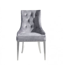 Load image into Gallery viewer, Tufted Dining Chairs (Set of 2) - Gray