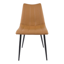 Load image into Gallery viewer, Upholstered Faux Leather Dining Side Chairs (Set of 2) - Tan