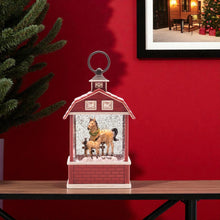 Load image into Gallery viewer, Plastic Tabletop Sculpture With LED - Red / White