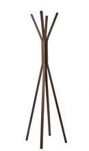 Load image into Gallery viewer, 68" Wood Four Hook Freestanding Coat Rack - Brown
