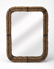 Load image into Gallery viewer, 25" Framed Accent Mirror - Brown