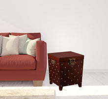 Load image into Gallery viewer, Manufactured Wood Square End Table - Brown