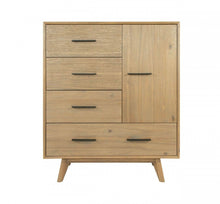 Load image into Gallery viewer, Solid Wood Four Drawer Gentlemans Chest - Walnut