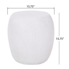 Load image into Gallery viewer, Outdoor Lightweight, Concrete Side Table - Antique White