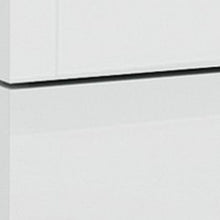 Load image into Gallery viewer, Two Drawer Wood Mirrored Nightstand With Storage - White
