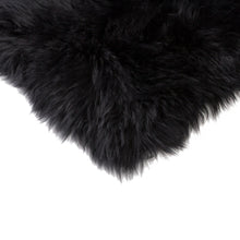 Load image into Gallery viewer, 17" X 17" Wool Chair Pads (Set of 4) - Black