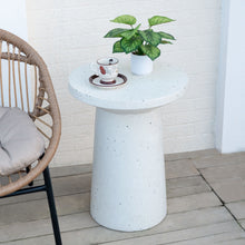 Load image into Gallery viewer, Terrazzo - Outdoor Side Table - White