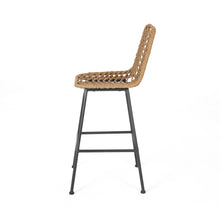 Load image into Gallery viewer, Sawtelle - Outdoor Wicker Barstools (Set of 2)