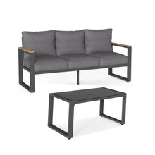 Load image into Gallery viewer, Modern Outdoor Sofa Set With Coffee Table