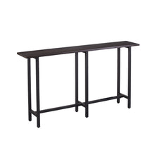 Load image into Gallery viewer, Frame Console Table - Espresso / Black