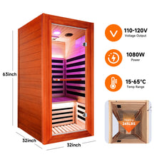 Load image into Gallery viewer, Oguman - Infrared Sauna Room Single With Whole Body Heating - Natural