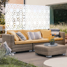 Load image into Gallery viewer, Outdoor & Indoor Metal Privacy Screen, Freestanding Decorative Panels