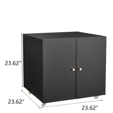 Load image into Gallery viewer, Office Furniture Copier Cabinet 2 Door Steel Copier Stand Mobile Pedestal File Printer Stand
