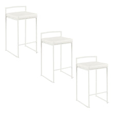 Load image into Gallery viewer, Fuji - Simple Elegance, Contemporary Stackable Counter Stool