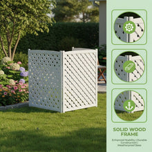 Load image into Gallery viewer, Outdoor 3 Panel Air Conditioner Fence Screen