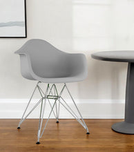 Load image into Gallery viewer, Heavy Duty Plastic Dining Arm Chair - Gray