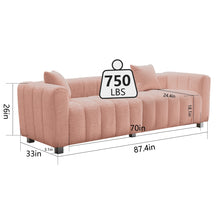 Load image into Gallery viewer, Modern 3 Seater Sofa With 2 Pillows