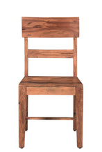 Load image into Gallery viewer, Wood Ladder Back Dining Side Chairs (Set of 2) - Brown