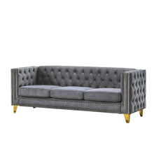 Load image into Gallery viewer, Upholstered Couch Sofa With Button Tufting For Living Room