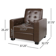 Load image into Gallery viewer, Langseth - Contemporary Tufted Pushback Recliner
