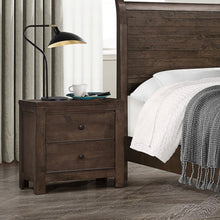 Load image into Gallery viewer, 2 Drawer Nightstand - Brown