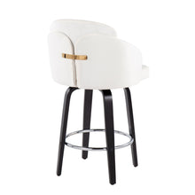 Load image into Gallery viewer, Dahlia - Contemporary Counter Stool Round Footrest (Set of 2)